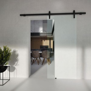 Skleněné posuvné dveře ROCK GLASS čiré sklo na míru