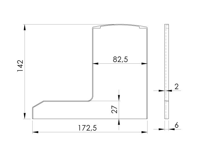 rysunek-techniczny-zaślepka prawa - profil L PRO 0018.png