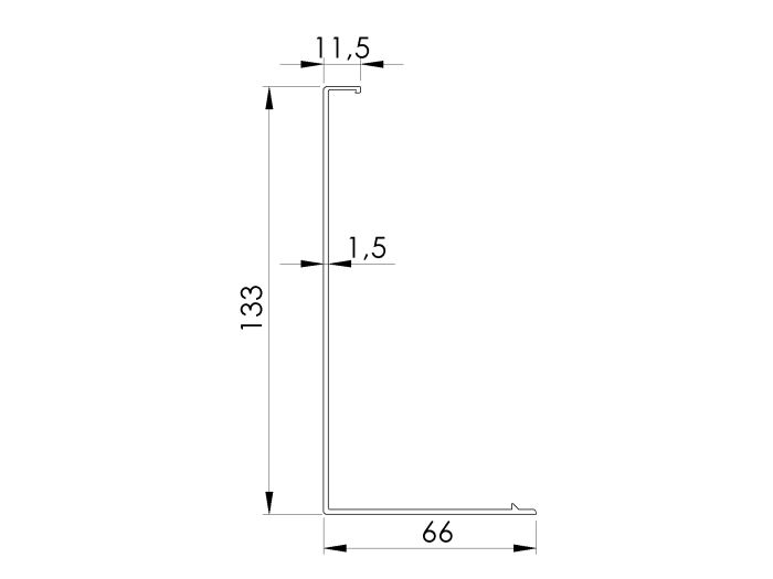 rysunek-techniczny-listwa kryjąca do profilu bocznego U UNO 2,5 m.png