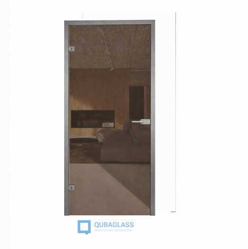 drzwi szklane brazowe w futrynie aluminiowej futryna aluminiowa.jpg