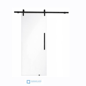 drzwi szklane przesuwne ROCK GLASS  szkło laminowane białe na wymiar  