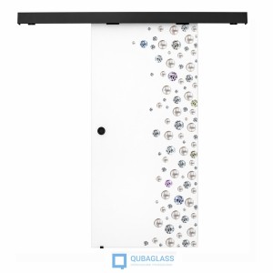 drzwi szklane przesuwne przesuwane design-lux GRAFIKA KOL/091