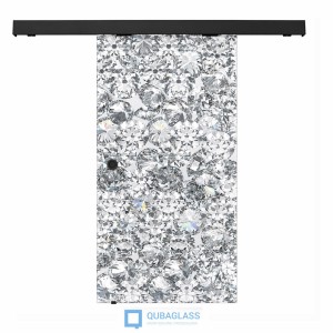 drzwi szklane przesuwne przesuwane design-lux GRAFIKA KOL/092