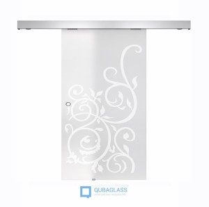 drzwi szklane przesuwne przesuwane Design-Lux wzór Q-013