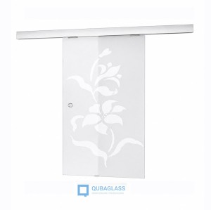 drzwi szklane przesuwne przesuwane Design-Lux wzór Q-017