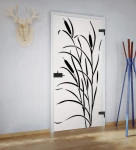 Skleněné otevírané dveře s nastavitelnou zárubní TOP vzor GRAF/035b