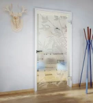Skleněné otevírané dveře s pevnou zárubní Q-021